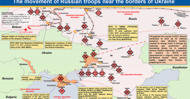 Карта расположения российских войск на украине сегодня