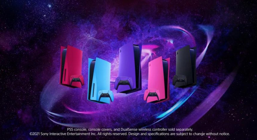 Sony представила контроллеры DualSense с новыми раскрасками и цветные съемные панели для PS5