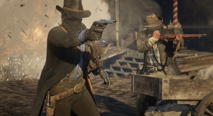 Гравець виявив приголомшливу деталь в RDR 2, яка стосується "коктейля Молотова"