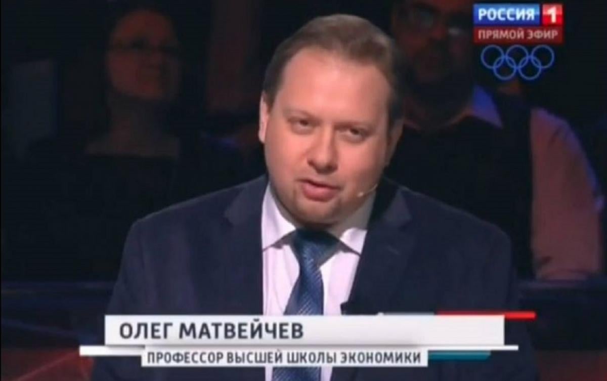 Matveychev calls the protesters "terrorists" / Screenshot