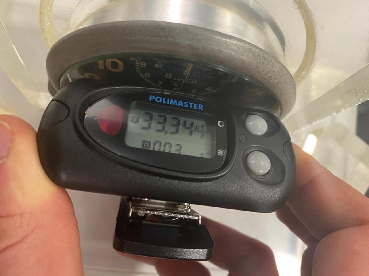 У иностранца в киевском аэропорту обнаружили радиоактивные часы / фото dpsu.gov.ua