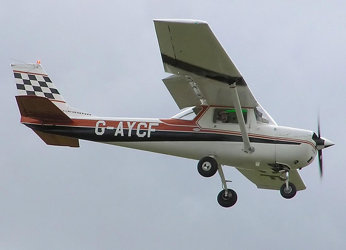 Пилот самолета Cessna 150 оставил непристойное изображение в небе / фото wikipedia.org