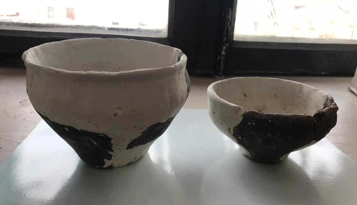 Археологи наткнулись на древние фрагменты керамики / фото facebook.com/bayuk.viktor