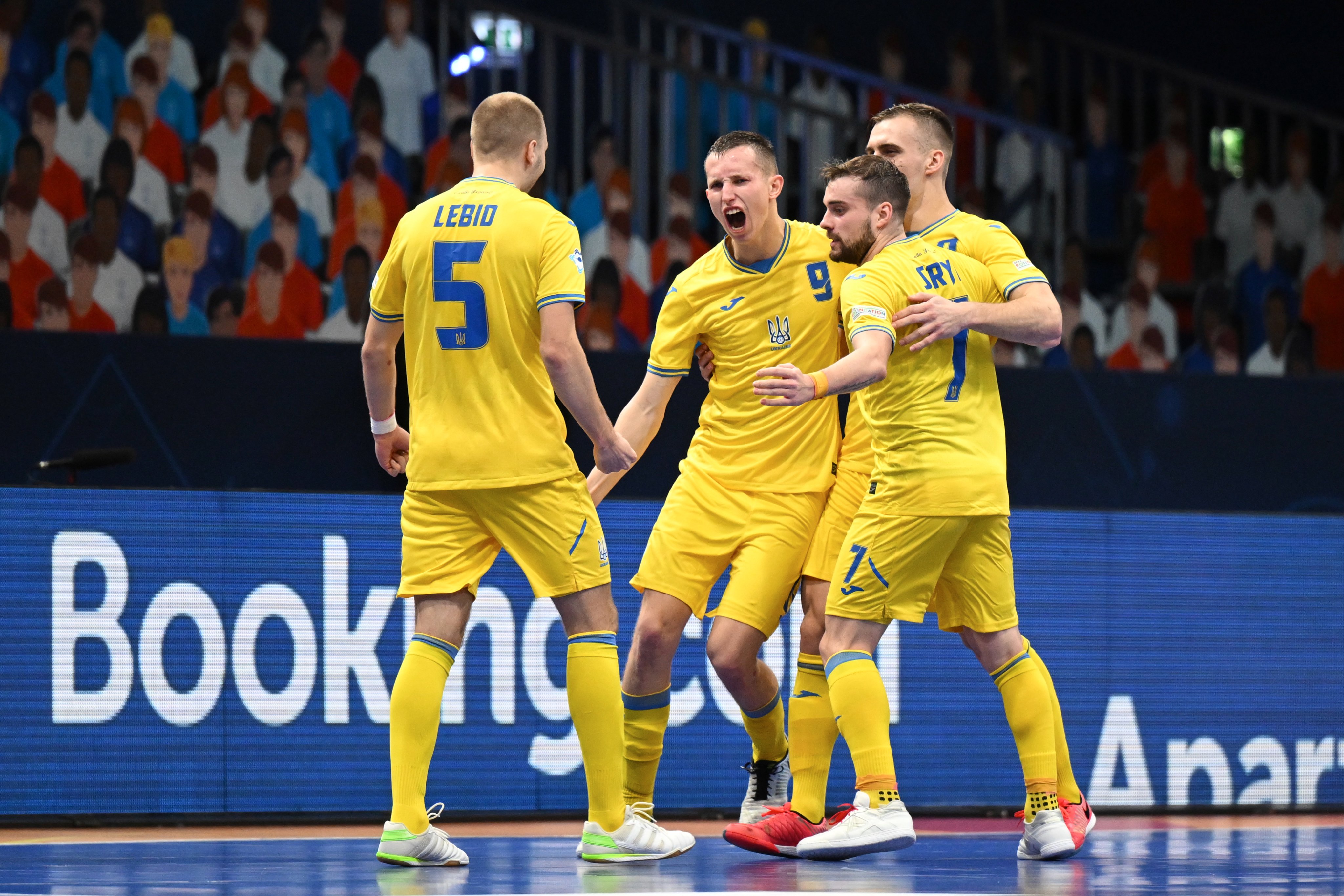 Україна здобула три очки в турнірну таблицю / фото twitter.com/UEFAFutsal