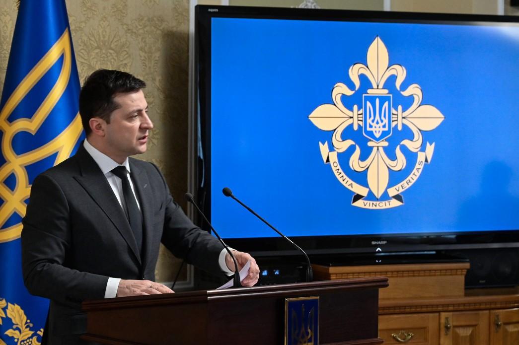 Президент Украины Владимир Зеленский обратился к разведчикам / фото president.gov.ua