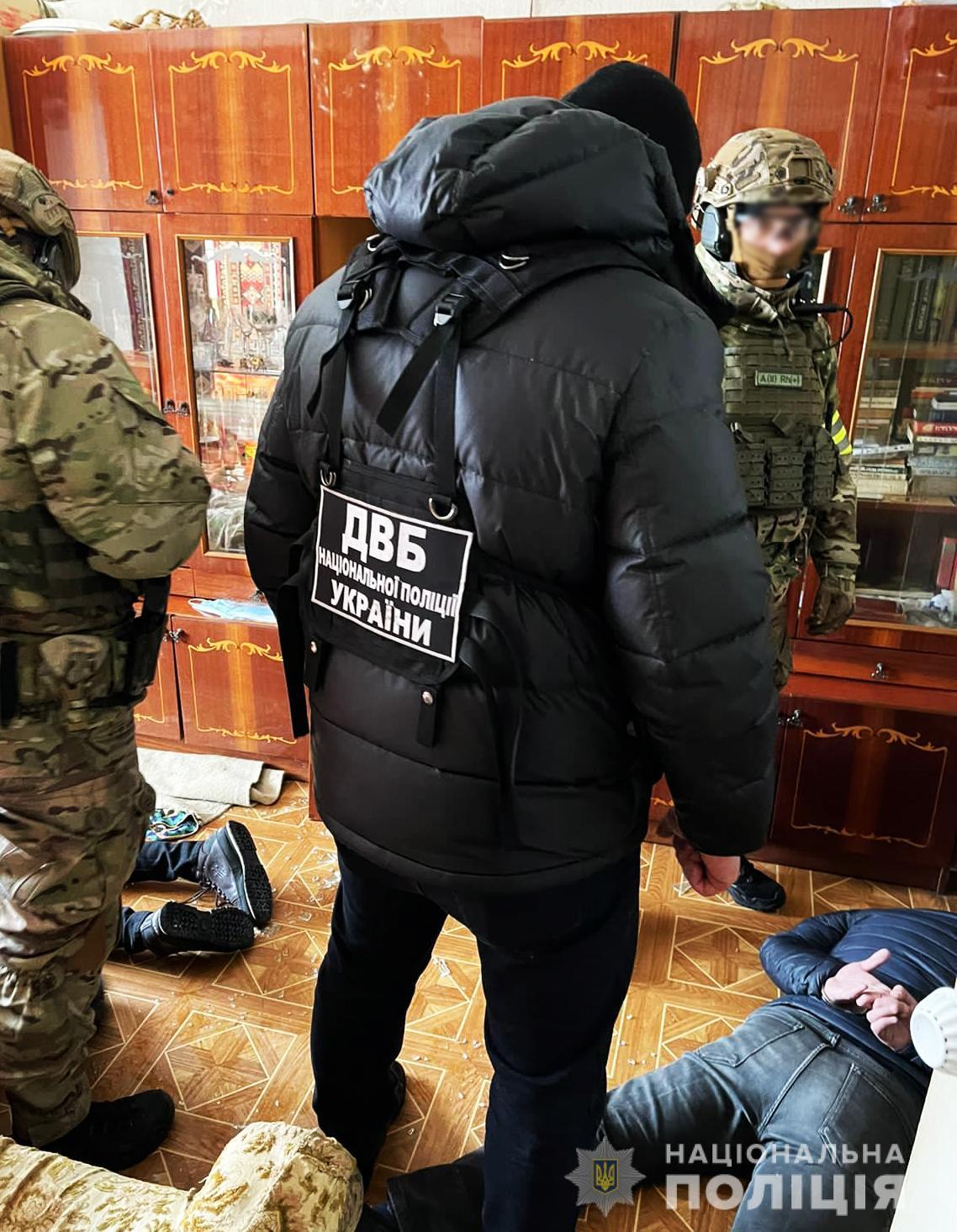 В Харкові затримали банду на чолі з росіянином / фото поліція Харківської області