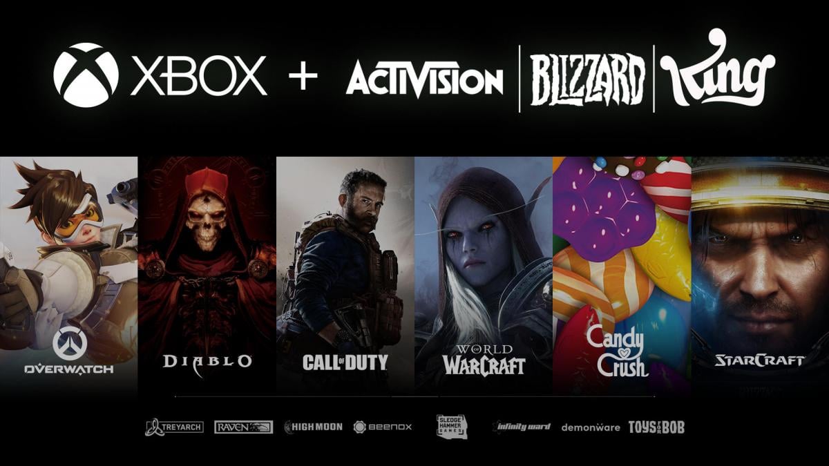 Microsoft отримає купу брендів Activision Blizzard / фото Microsoft