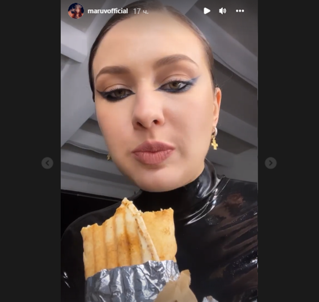 MARUV зізналася, що давно не їла фалафель / скріншот MARUV зізналася, що давно не їла фалафель / скріншот