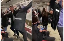 З вином і без масок: у київському метро пасажири влаштували "дикі танці" під баян (відео)