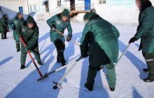 Швабры вместо клюшек: в российской женской колонии провели необычный хоккейный турнир