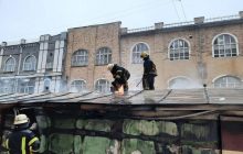 В центре Харькова на территории Благовещенского собора произошел пожар (видео)