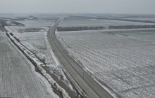 По программе Зеленского построили 14-километровую бетонную объездную Решетиловки по трассе Н-31