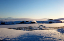 Українські полярники побачили в Антарктиді хвилі від вулкана у Тонга (відео)