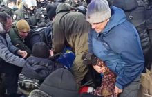 Суд над Порошенко: между сторонниками политика и полицией произошли стычки (видео)