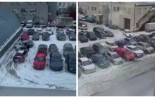 У Києві водій спантеличив інших власників авто дивним вчинком на парковці: з'явилося відео