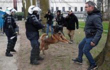 Полиция Брюсселя водометами и слезоточивым газом разогнала антивакцинаторов (фоторепортаж)