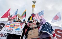 У Києві активісти подякували союзникам України за військову підтримку (фоторепортаж)