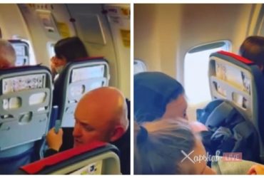 Пассажир самолета закурил на борту и жестко поплатился: появилось эпичное видео