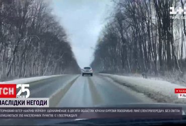 Во Львовской области женщина получила травмы во время непогоды