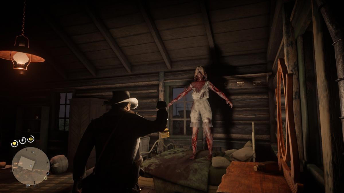 Жуткий баг в Red Dead Redemption 2 / фото Reddit Жуткий баг в Red Dead Redemption 2 / фото Reddit