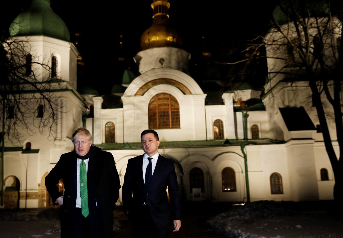 Собраны главные заявления Бориса Джонсона и Владимира Зеленского, сделанные в Киеве / фото REUTERS Собраны главные заявления Бориса Джонсона и Владимира Зеленского, сделанные в Киеве / фото REUTERS