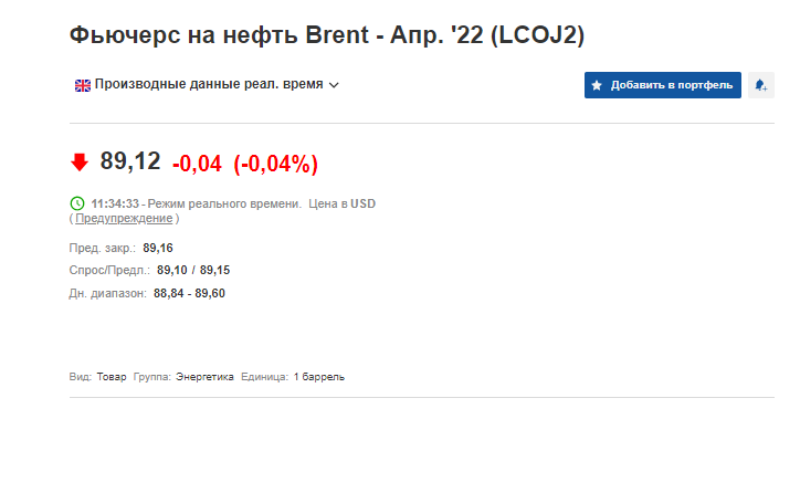 Скриншот Investing Скриншот Investing