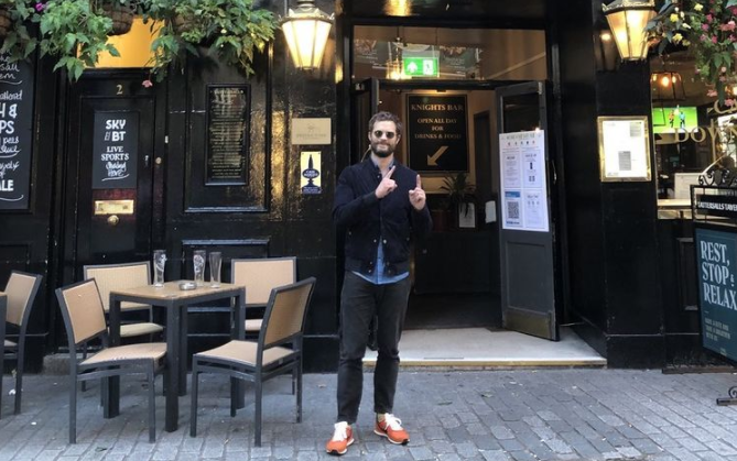 Джеймі Дорнан зіграє з Галь Гадот \ фото instagram.com/jamiedornan Джеймі Дорнан зіграє з Галь Гадот \ фото instagram.com/jamiedornan