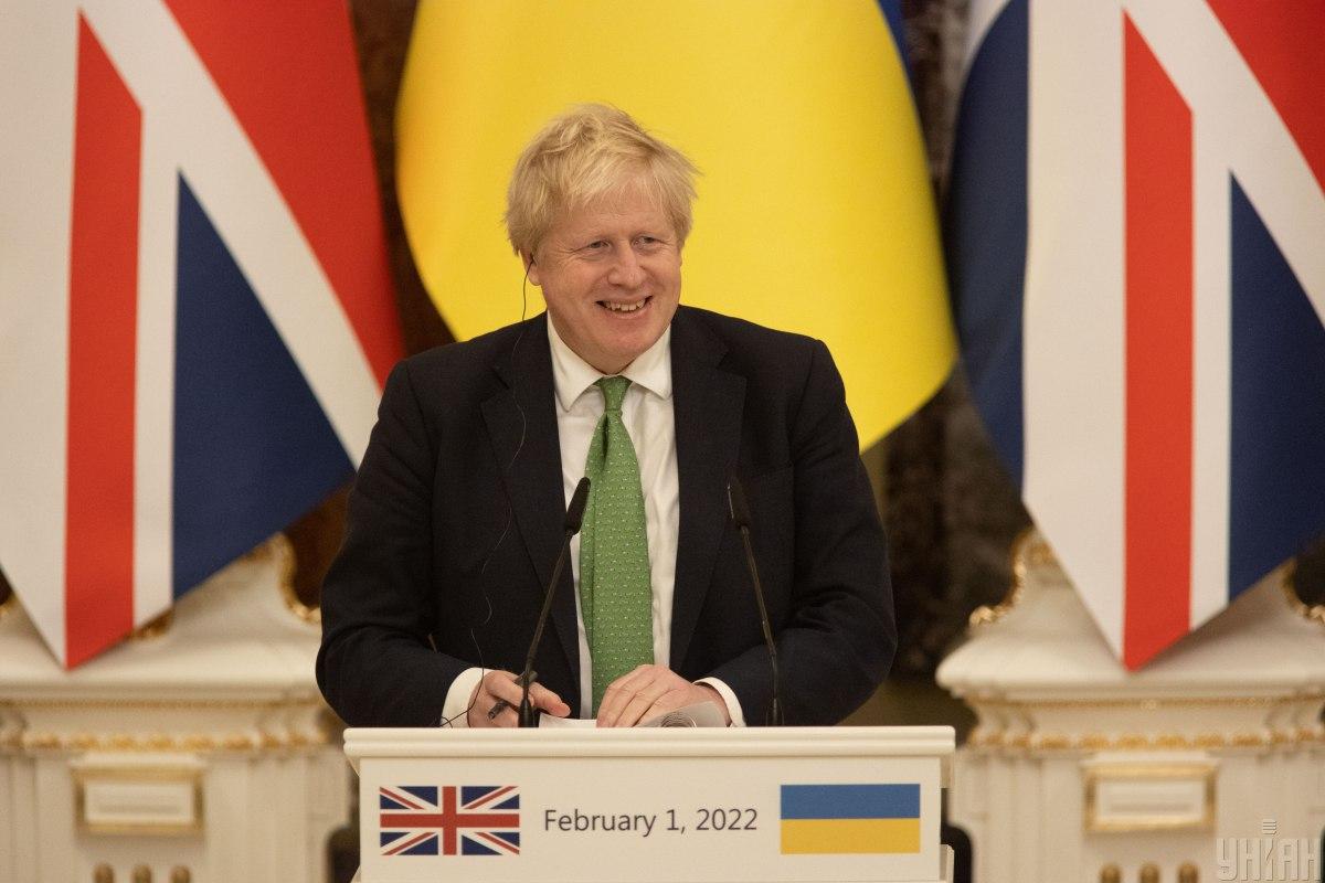 Прем’єр-міністр Великої Британії Борис Джонсон у Києві / фото УНІАН