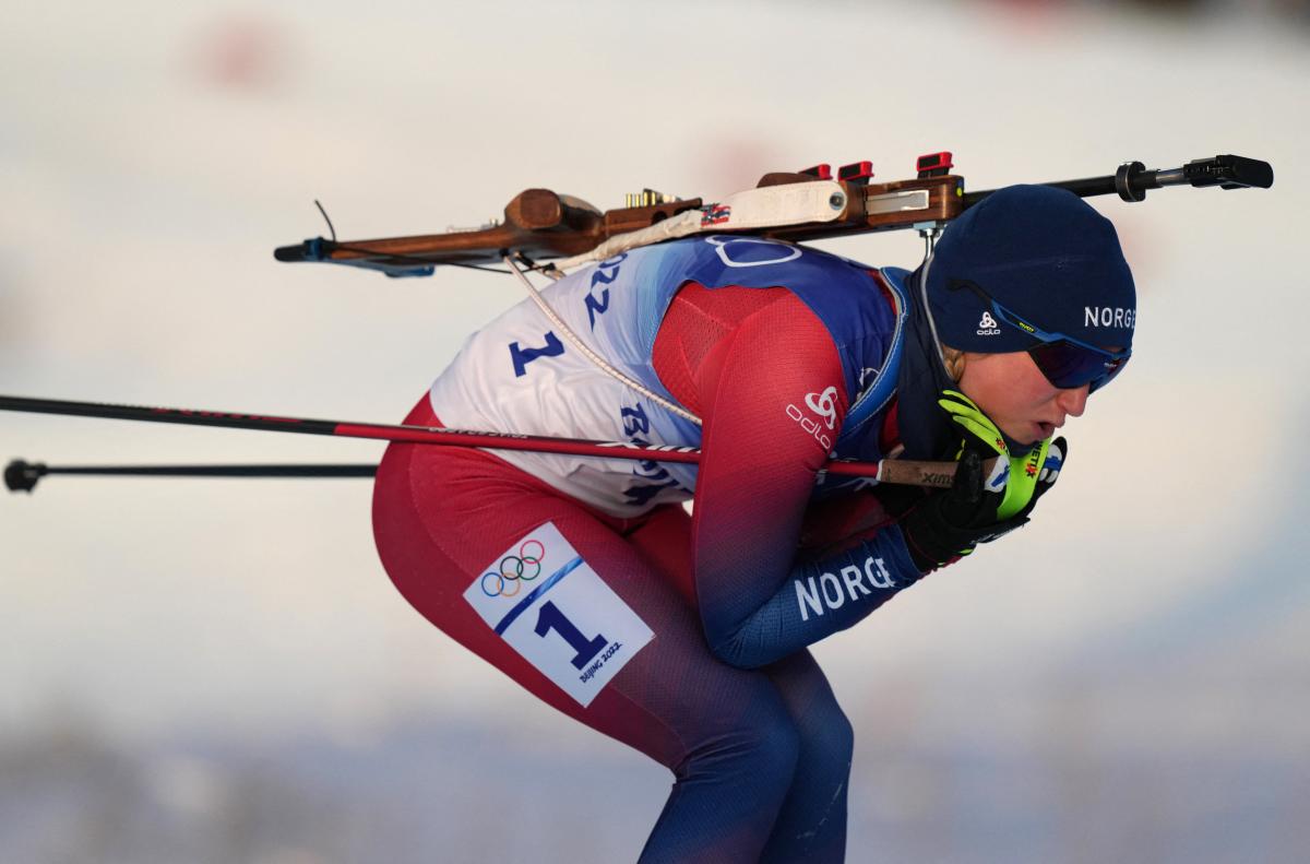 Норвежка Марте Ульсбю-Ройселанн выиграла бронзовую медаль / фото REUTERS