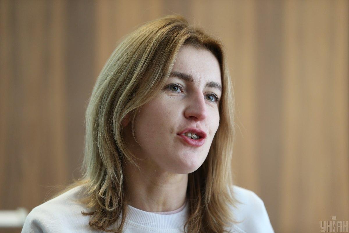 Мар'яна Олеськів нагадала, що в середині травня буде проведено фестиваль "Мандруй Україною" / фото УНІАН, В'ячеслав Ратинський Мар'яна Олеськів нагадала, що в середині травня буде проведено фестиваль "Мандруй Україною" / фото УНІАН, В'ячеслав Ратинський
