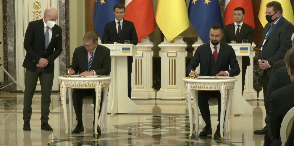 "Укрзалізниця" підписала угоду з Alstom / скриншот "Укрзалізниця" підписала угоду з Alstom / скриншот