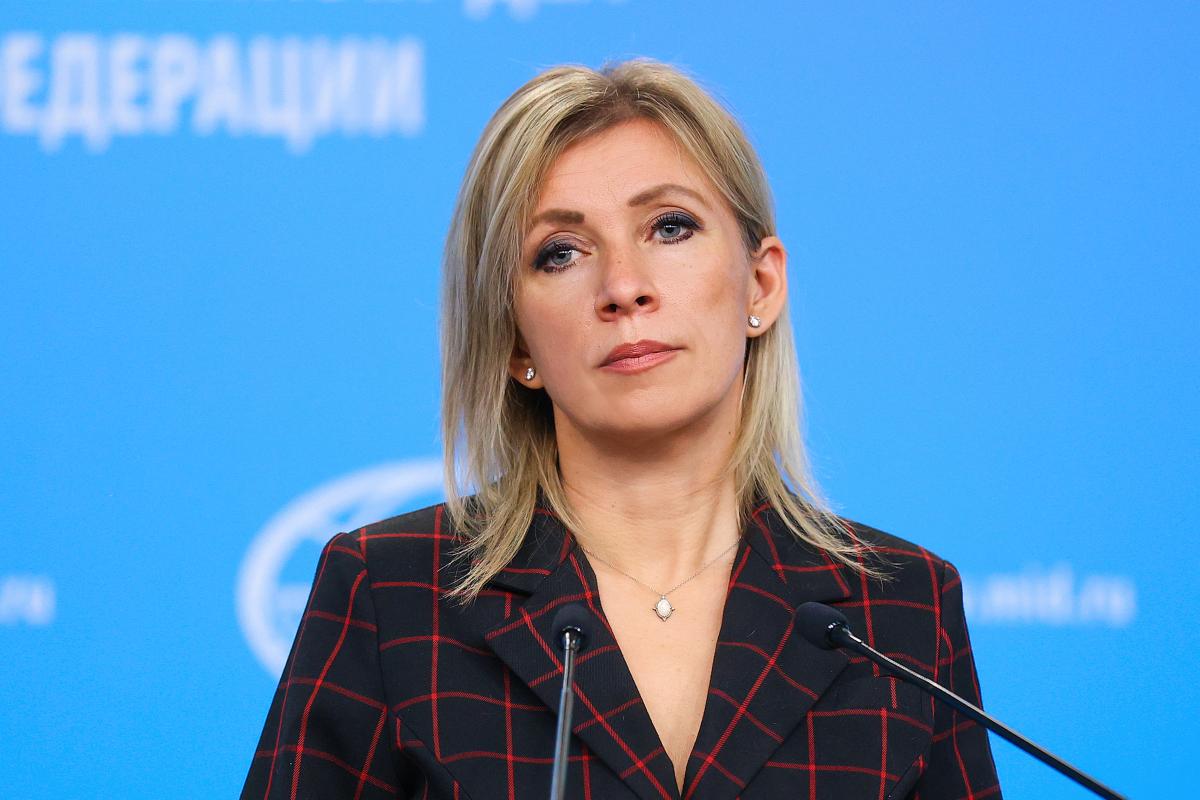 Zakharova was outraged by the provision of a new military aid package from the EU to Ukraine / photo getty images