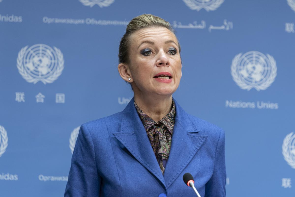 Захарова традиційно звинуватила Україну у вибухах на території Москви / фото getty images Захарова традиційно звинуватила Україну у вибухах на території Москви / фото getty images