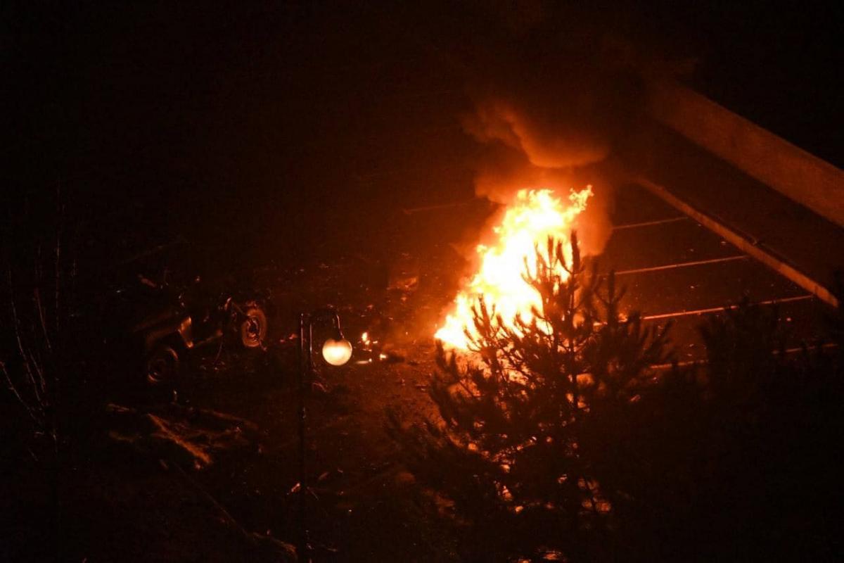 В центре Донецка взорвали авто начальника "народной милиции" / фото breakingmash