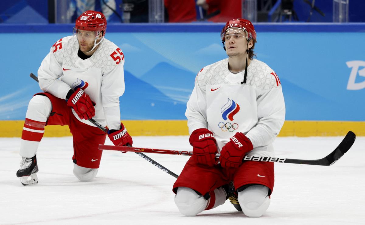 Сборная ОКР по хоккею проиграла финнам в финале ОИ-2022 / фото REUTERS