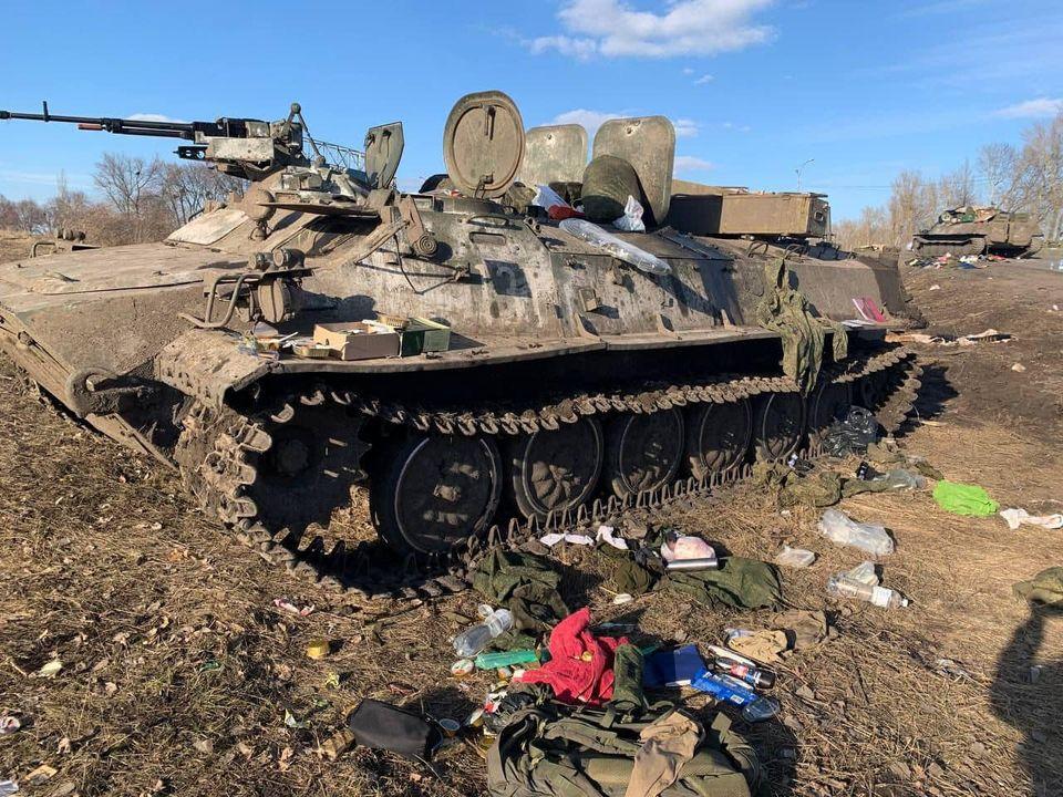 Українські військові підбили російський танк / facebook.com/anton.gerashchenko.7