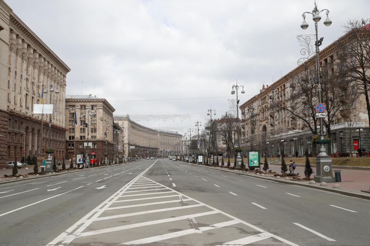 Киев находится под контролем ВСУ и теробороны / фото REUTERS
