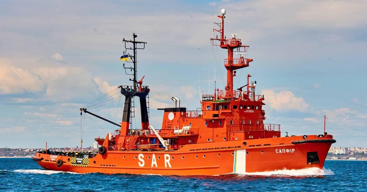 Росія захопила рятувальне судно "Сапфір" / фото t.me/miUkraune