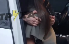 "Меня могут убить": в Харькове сняли на видео, как женщина пытается убежать от мужа