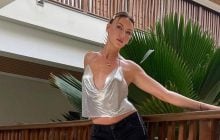 Нікітюк у міні задерла ноги та повторила знамениту сцену з "Основного інстинкту" (фото)