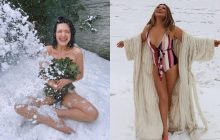 Бабкин, Могилевская, Хименес-Браво и другие: кто из звезд моржует зимой? (Видео)