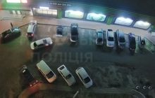 Въехал в пять авто, обматерил полицейских: в Борисполе наказали пьяного водителя без прав (видео)