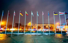 Білорусь назвала заміну прапора у Дніпрі "актом державного вандалізму" і вимагає вибачень