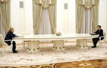 Отказался от теста РФ: СМИ назвали причину дистанции Макрона и Путина во время переговоров