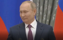 Канцлер ФРГ неожиданно подколол Путина в его присутствии, говоря об Украине (видео)