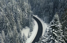 "Большая стройка" отремонтировала почти всю дорогу, ведущую к перевалу Беркут