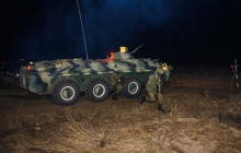 У підконтрольному Росії Придністров'ї раптово вивели БТР на нічні стрільби (фото)