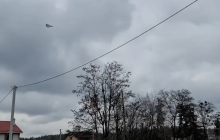 Появилось видео воздушного боя под Киевом