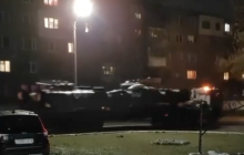 В сторону Украины из Беларуси мчит колонна военной техники (видео)