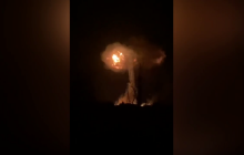 В Харькове российские войска взорвали газопровод (видео)